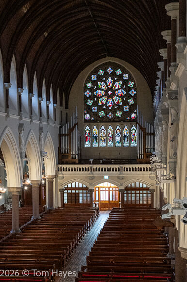 Clonakilty Parish Church's rose window
