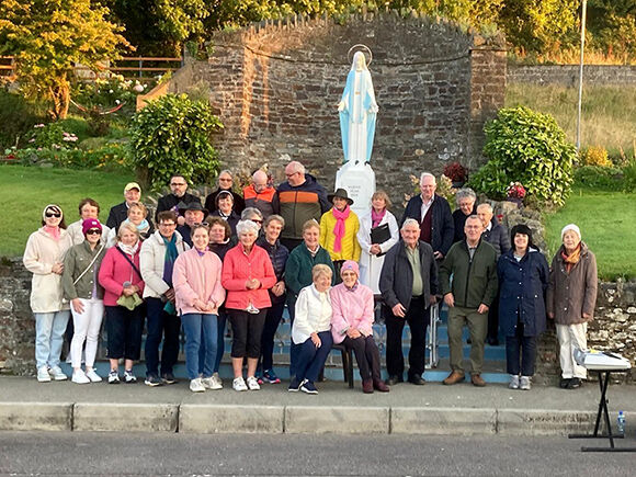 Some of the attendees who celebrated the 70th anniversary of the Grotto at Courtmacsherry