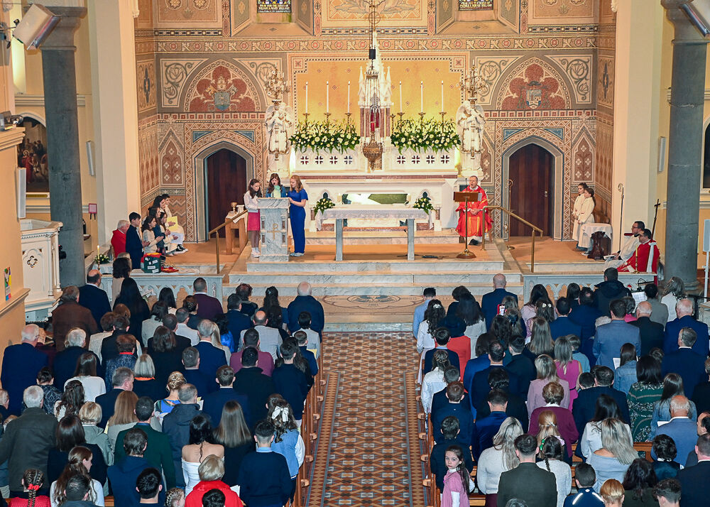 Confirmation  at the Church of Our Lady, Star of the Sea, Barryroe (Photo: Martin Walsh).