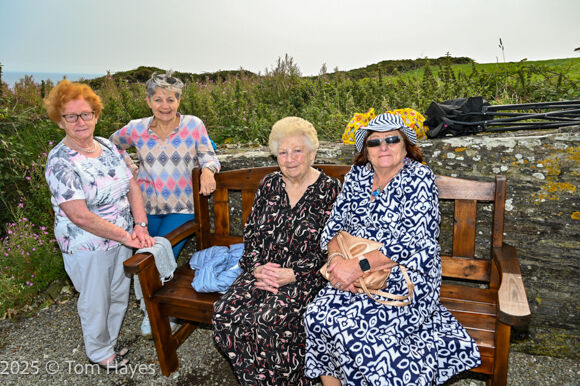 At the Mass at Our Lady's Well, Ardfield/Rathbarry Parish for the Feast of the Assumption of Our Lady were Frankie Leahy, Kathleen O'Mahony, Margaret Burke and Kathleen Mc Carthy,.