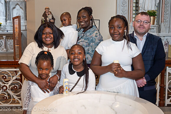 Four baptised at Clonakilty Parish Church