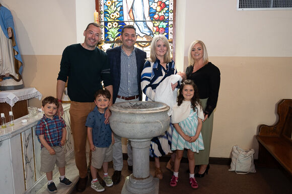 Baby Alice Penelope Williams, Clogheen Village, Clonakilty, was baptised at St. James' Church, Ardfield.
