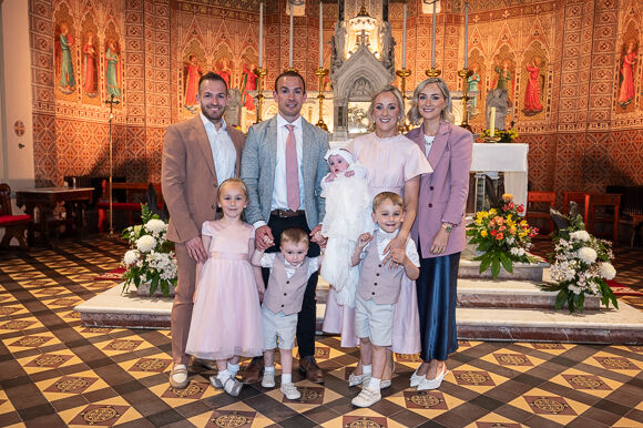 Clonakilty Parish welcomes into the Christian community baby Kitty Elle Kelly, The Lady's Cross, Clogheen, Clonakilty,