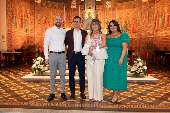 Clonakilty Parish welcomes into the Christian community baby Kitty Elle Kelly, The Lady's Cross, Clogheen, Clonakilty,
