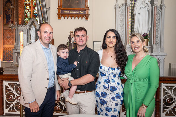 Clonakilty Parish welcomes into the Christian community baby Odhrán Sammy O'Callaghan, Australia.