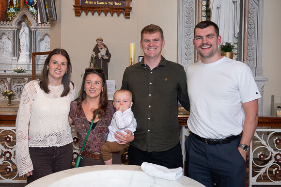 Clonakilty Parish welcomes into the Christian community baby Shea Michael Murphy, Raheeny, Dublin.
