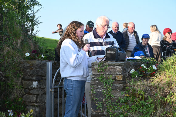 Gathering at the Holy Well dedicated to the Holy Trinity at Castleventry, Rossmore.