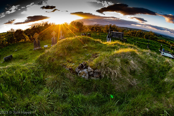 The ancient churchyard at Castleventry